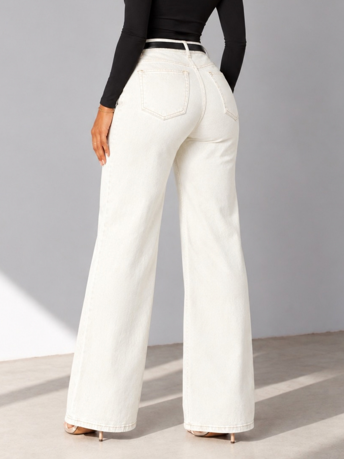 Sculpt Fitted Flare Jeans White XS, White S, White M, White L, White XL, White 2XL, White 3XL