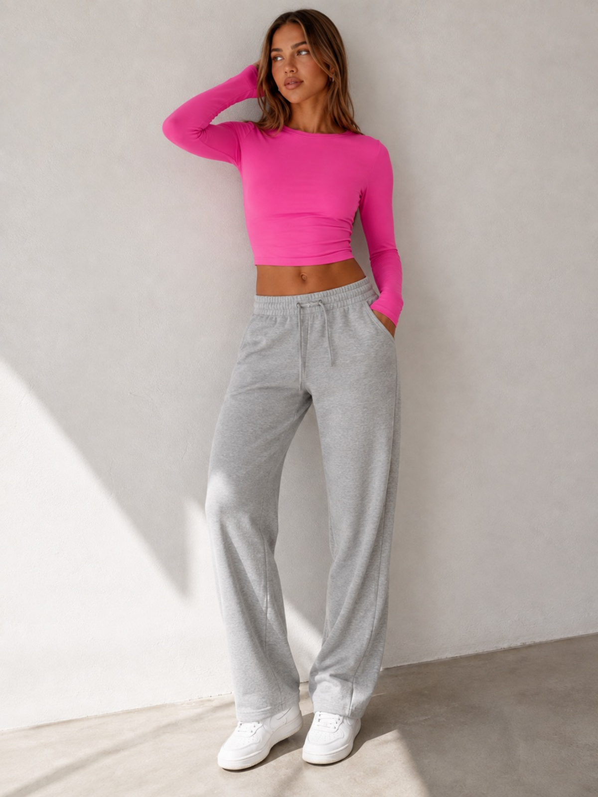 Long Sleeve Pink XS, Pink S, Pink M, Pink L