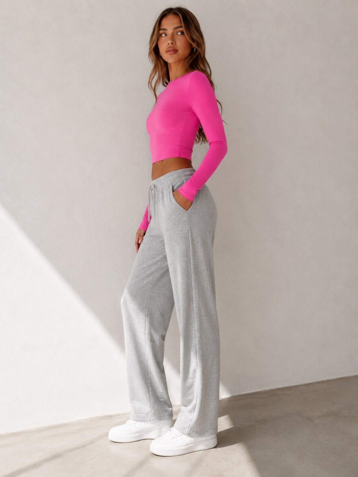 Long Sleeve Pink XS, Pink S, Pink M, Pink L