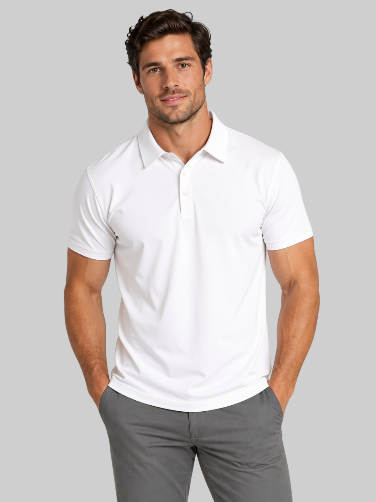 Sculpt Polo White S, White M, White L, White XL, White 2XL, White 3XL