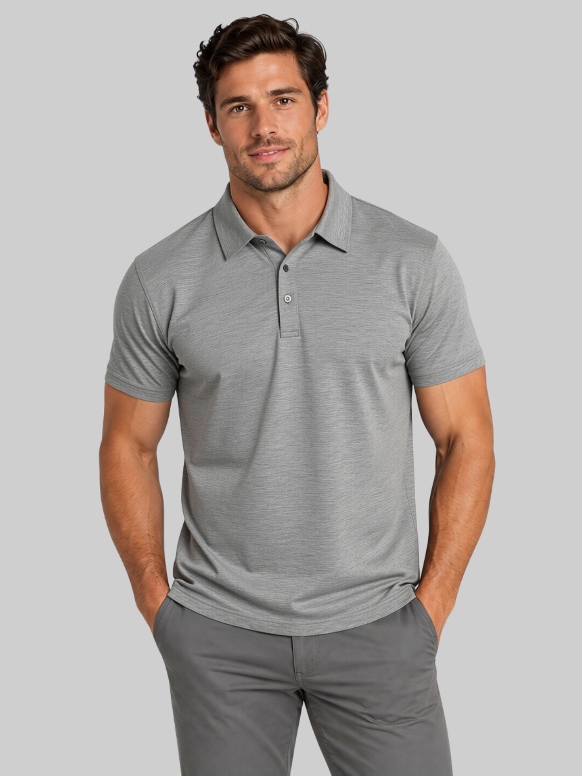Sculpt Polo Grey S, Grey M, Grey L, Grey XL, Grey 2XL, Grey 3XL