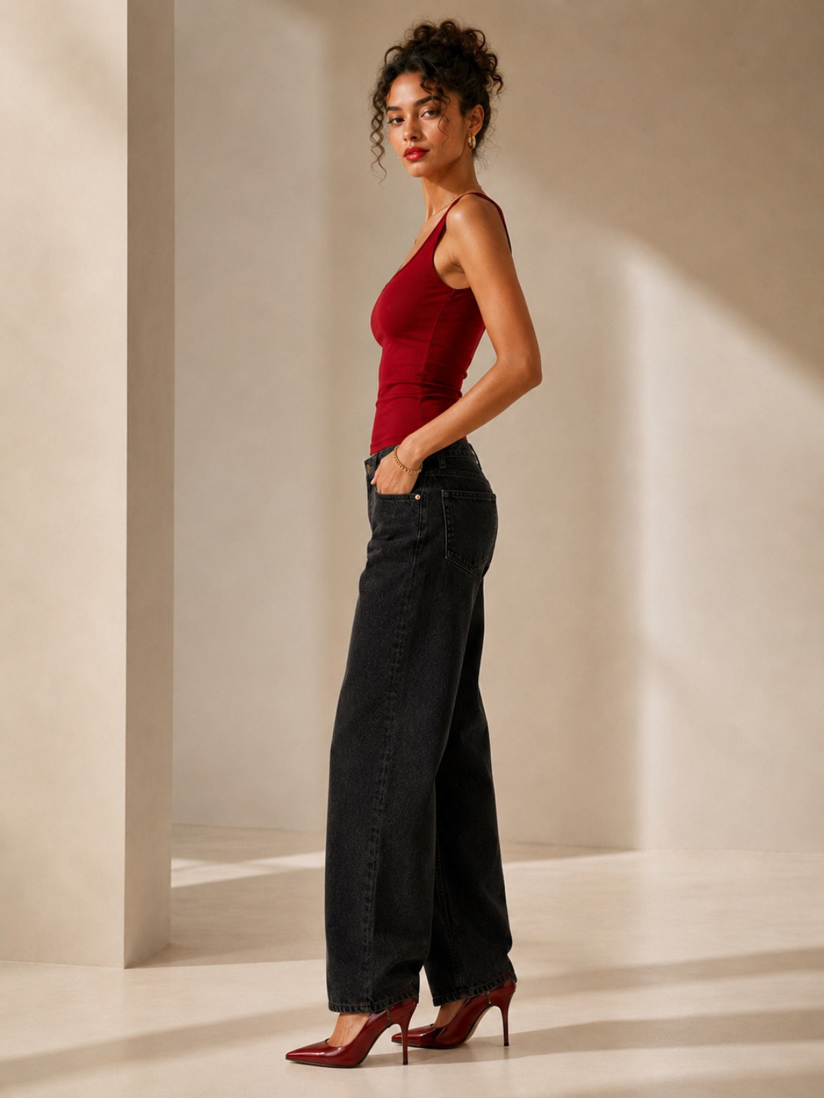 Sculpt Tank Crimson Red XS, Crimson Red S, Crimson Red M, Crimson Red L, Crimson Red XL