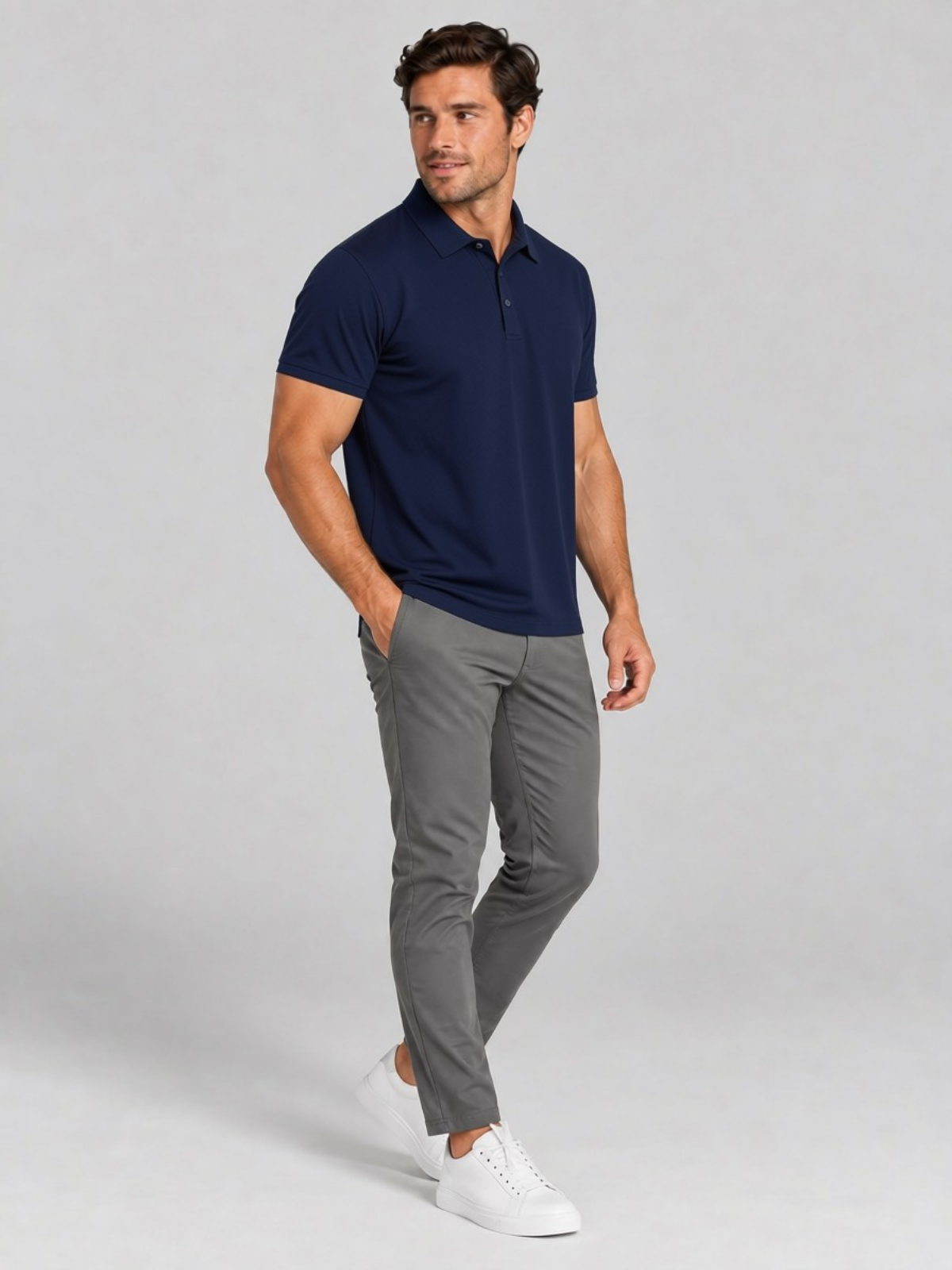 Sculpt Polo Navy S, Navy M, Navy L, Navy XL, Navy 2XL, Navy 3XL