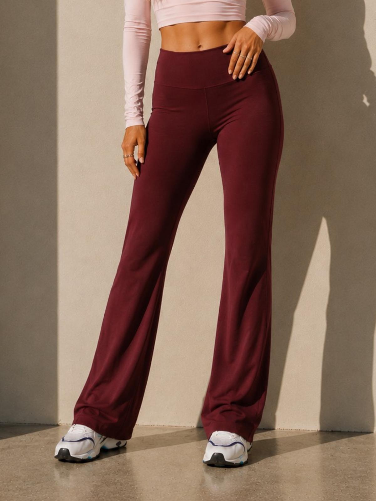 Flex Pants Burgundy S, Burgundy M, Burgundy L, Burgundy XL