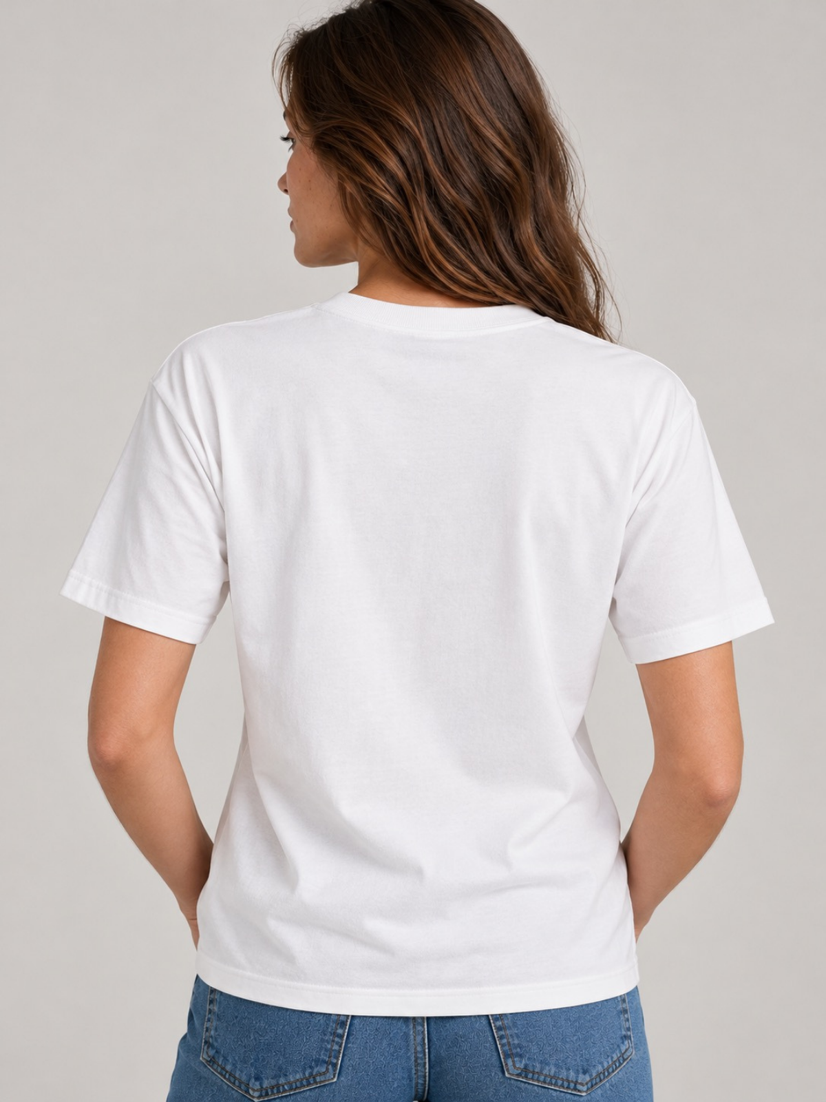 Cotton Short Sleeve Crew Neck T-Shirt White XS, White S, White M, White L