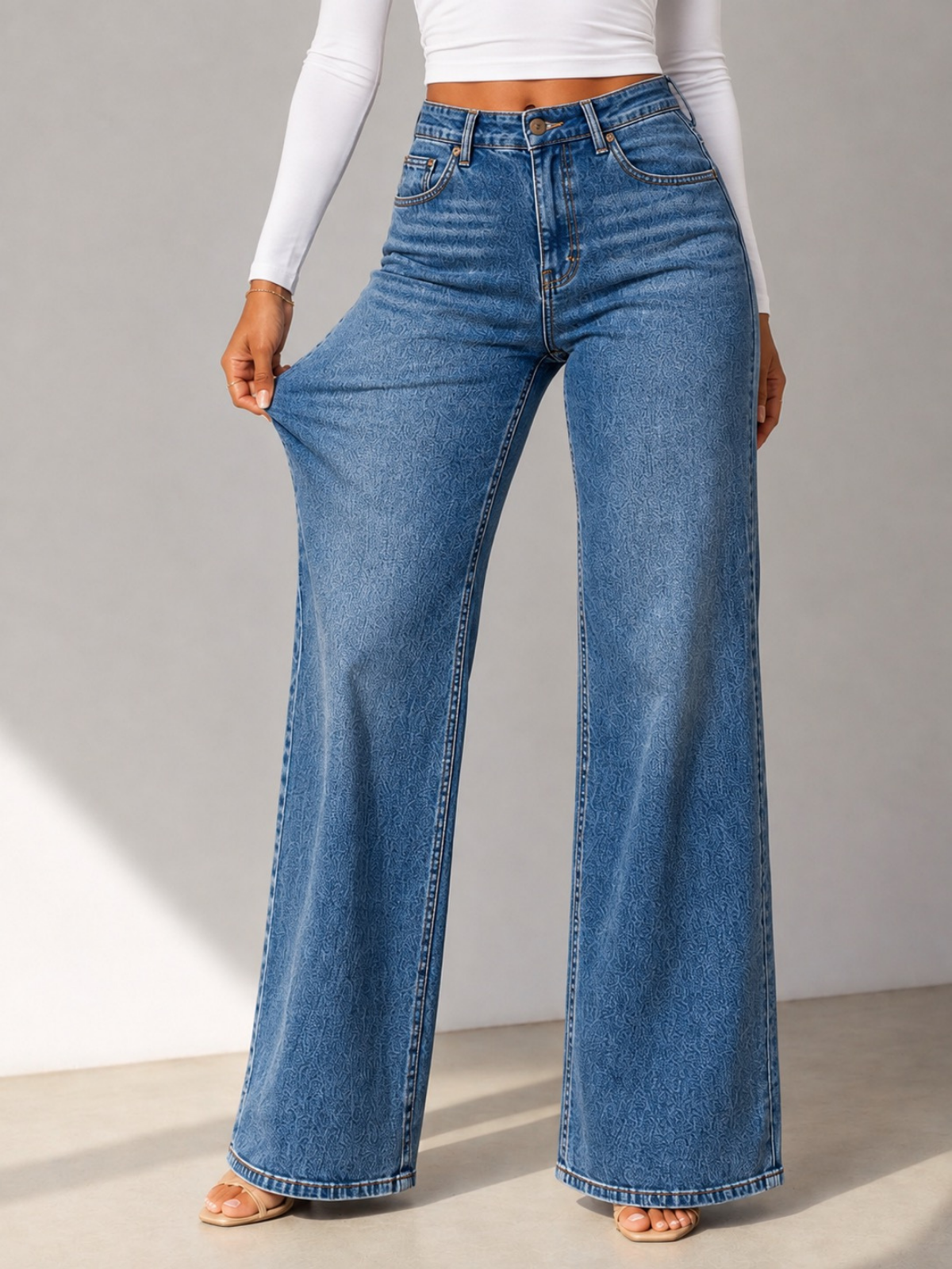 Mid-Rise Sculpt Jeans Vintage Blue Wash S, Vintage Blue Wash M, Vintage Blue Wash L, Vintage Blue Wash XL